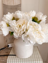 White Peony Bouquet