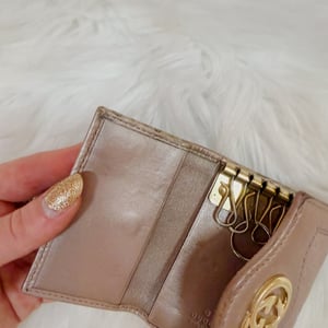 Image of Vintage Gucci Baby Pink Wallet/Key Holder