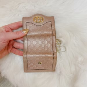 Image of Vintage Gucci Baby Pink Wallet/Key Holder
