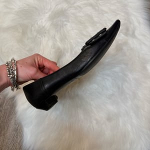 Image of Authentic Burberry Buckle Flats - Size 37