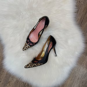 Image of Authentic Dolce & Gabbana Vintage Animal Print Heels - Size 38