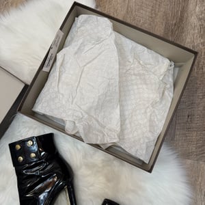 Image of Authentic Gucci Black Leather High Heel Boots- Size 36.5