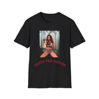 Image 1 of Wrestling Podcast T-Shirt — "Catch The Action featuring Hollywood"