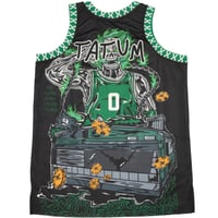 Image 2 of BRAND X BOSTON TATUM BASKETBALL JERSEY (BLACK)