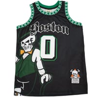 Image 1 of BRAND X BOSTON TATUM BASKETBALL JERSEY (BLACK)