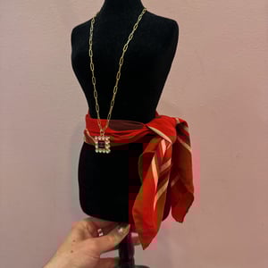 Image of Reworked Chanel Square Necklace