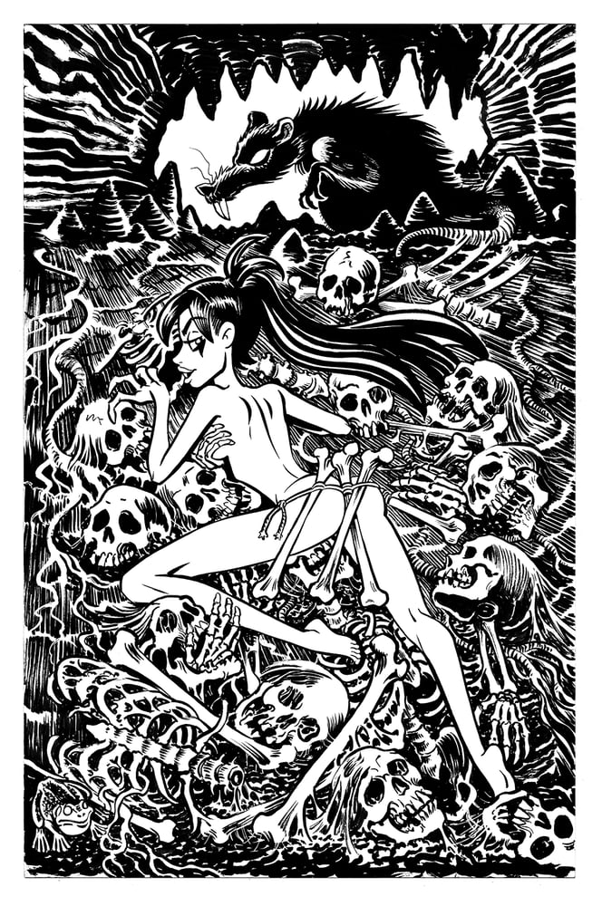 Image of WULF and BATSY issue 13 ORIGINAL ART