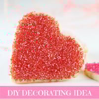 Image 3 of Heart Shaped Sugar Cookies DIY Decorating Vanilla. Lemon, or Almond Flavor