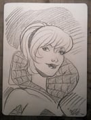 Image of  ORIGINAL SKETCH OF SPIDER GWEN