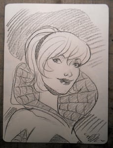 Image of  ORIGINAL SKETCH OF SPIDER GWEN