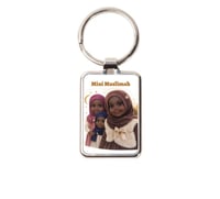 White M Key chain 