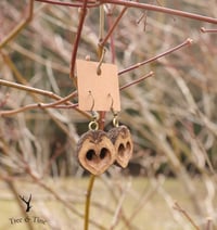 Image 4 of Black Walnut Earrings