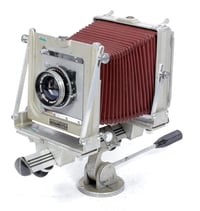 Image 3 of Graflex Graphic VIEW 4X5 Camera w/ 180mm F4.8 lens + holders + FILM #2128