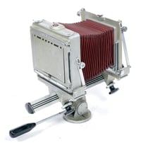 Image 6 of Graflex Graphic VIEW 4X5 Camera w/ 180mm F4.8 lens + holders + FILM #2128