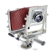 Image 8 of Graflex Graphic VIEW 4X5 Camera w/ 180mm F4.8 lens + holders + FILM #2128