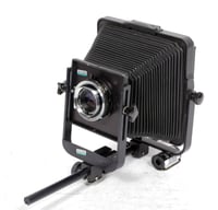 Image 2 of Gowland pocket hyper light 4X5 camera w/ 150mm lens + holders + film #2129