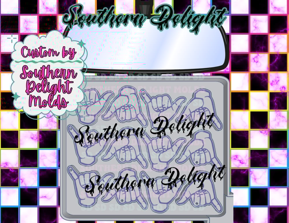 Image of Custom Shaka keychain mold