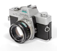 Image 3 of Minolta SRT-101 35mm SLR Film Camera + 55mm F1.7 MC Rokkor PF lens #2131