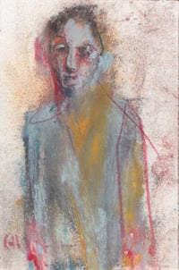 Image 2 of Awhile He Waited - Charcoal, Soft Pastels and Pencil on Paper