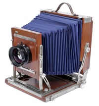 Image 3 of Deardorff V8 8X10 camera w/ front swings + 300mm F5.6 lens +HOLDER *NEW BELLOWS* (#2135)