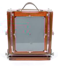 Image 5 of Deardorff V8 8X10 camera w/ front swings + 300mm F5.6 lens +HOLDER *NEW BELLOWS* (#2135)