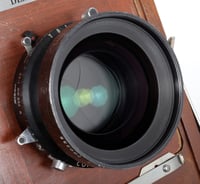 Image 11 of Deardorff V8 8X10 camera w/ front swings + 300mm F5.6 lens +HOLDER *NEW BELLOWS* (#2135)