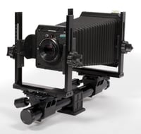 Image 3 of Toyo 45CX 4X5 lightweight monorail camera w/ 210mm MC lens + holders + film 2140