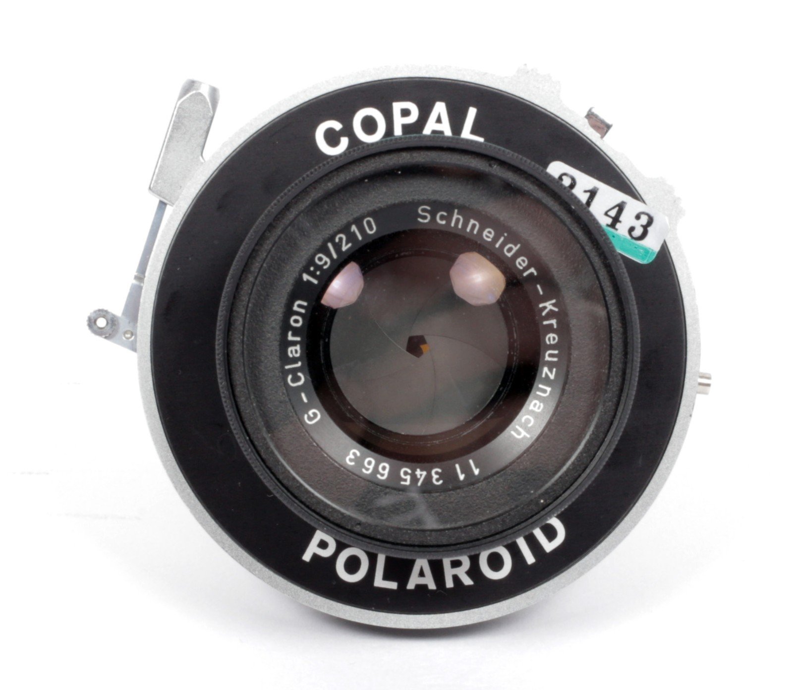 Schneider G-Claron 210mm F9 Lens in Press Copal #1 Shutter #2143