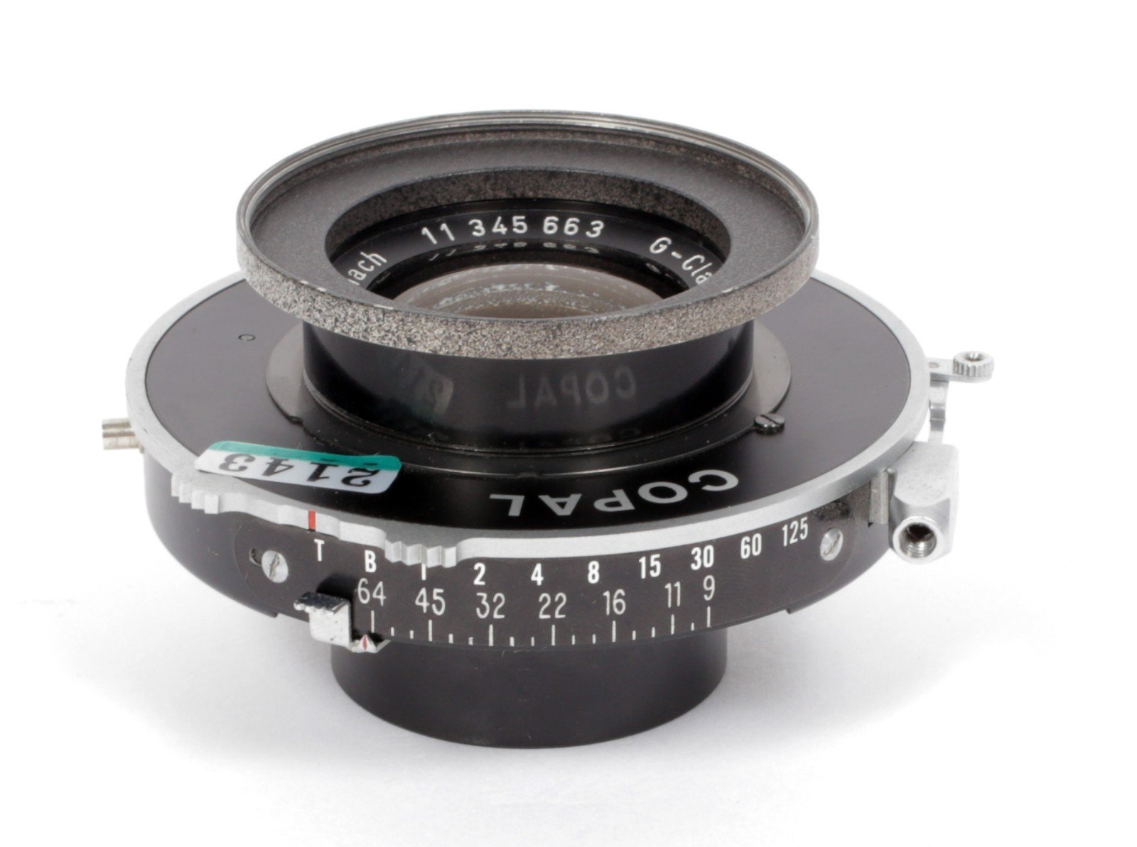 Schneider G-Claron 210mm F9 Lens in Press Copal #1 Shutter #2143