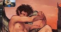 Image 2 of PREVIEW | Lord of the Rings .*+ Frodo - Fallen Angel | art print