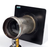 Image 3 of H. Martin Rapid Rectilinear (Dallmayer) 19" F8 brass lens + deardorff board 2152