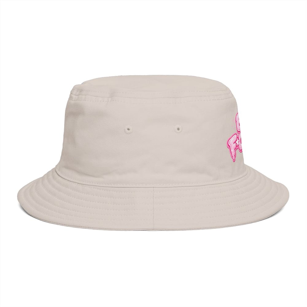 Image of Bucket Hat — "Boy F*ck You" Pink Bubble Graphic