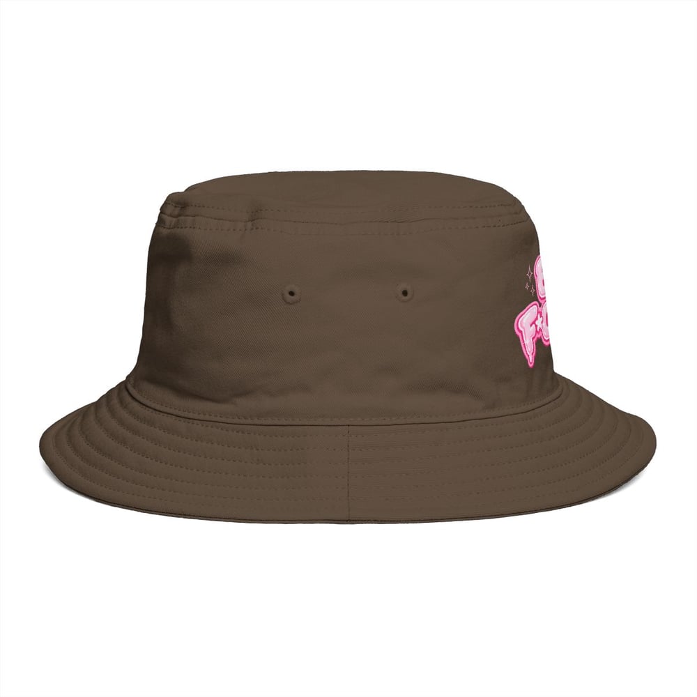 Image of Bucket Hat — "Boy F*ck You" Pink Bubble Graphic