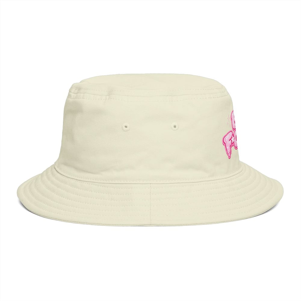 Image of Bucket Hat — "Boy F*ck You" Pink Bubble Graphic