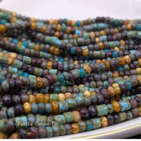 Image 2 of Painted Canyon Mix – Czech Seed & Bugle Beads – Picasso Earth Tones – 10g