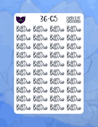 Image 6 of Bill Due G Font G-G24