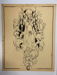 Image 1 of 11x14 1982 Spider Webb Production flash wizard original
