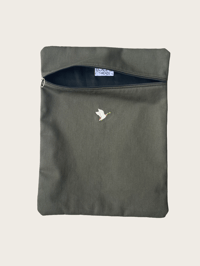 Image 2 of Book Bag - Duck Embroidery 