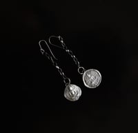 Image 1 of Divine Buddha Silver Earrings