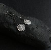 Image 2 of Divine Buddha Silver Earrings