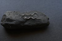 Image 3 of Divine Kundalini Snake Energy Silver Earrings