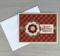 Image 2 of Americana Card Making Kit for Adults to DIY 6 Patriotic Greeting Cards
