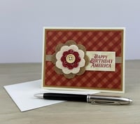 Image 3 of Americana Card Making Kit for Adults to DIY 6 Patriotic Greeting Cards