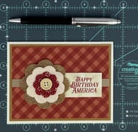 Image 7 of Americana Card Making Kit for Adults to DIY 6 Patriotic Greeting Cards