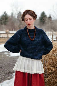 Image 7 of Altona Sweater (Limited Merino wool in Indigo + more colours)