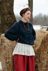 Image 9 of Altona Sweater (Limited Merino wool in Indigo + more colours)