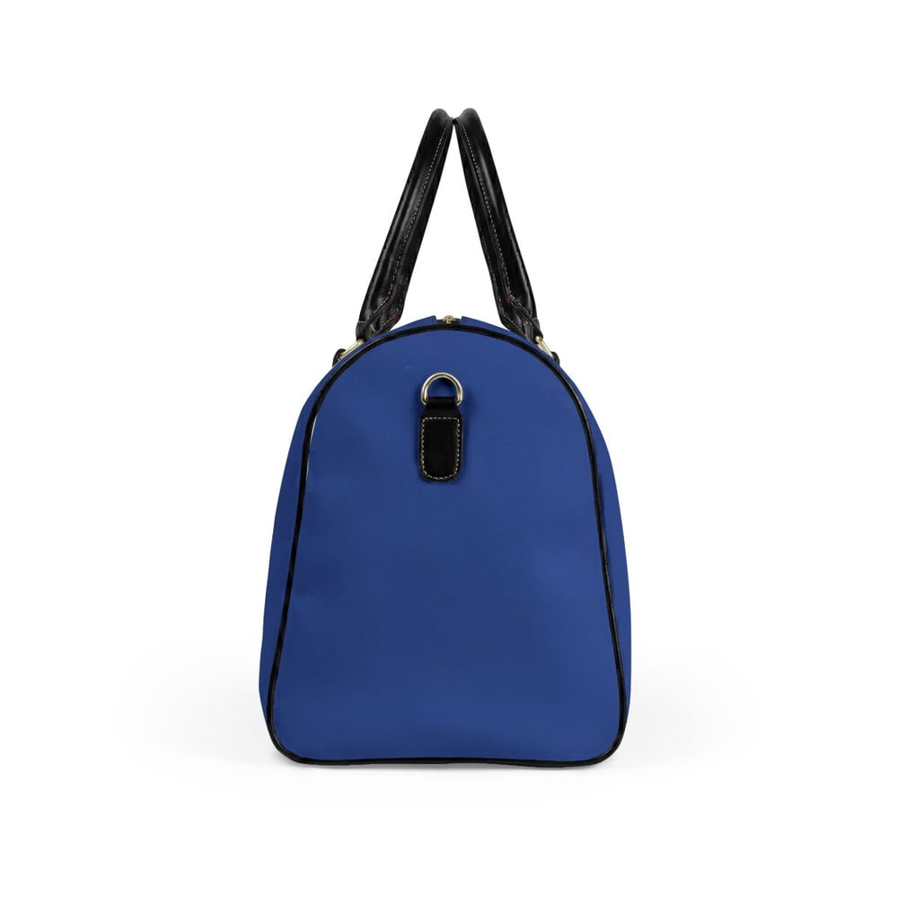 Image of Cancer Zodiac Leather Travel Bag — "Loyal Heart" Astrological Weekender