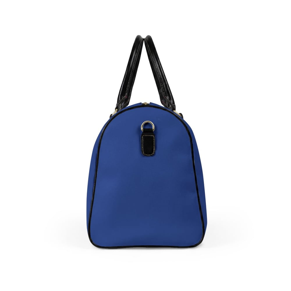 Image of Cancer Zodiac Leather Travel Bag — "Loyal Heart" Astrological Weekender