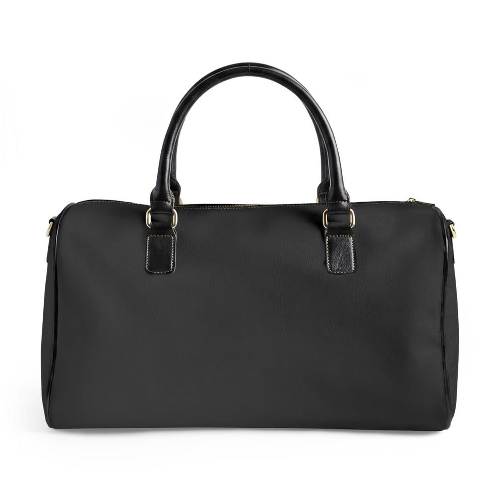 Image of Aries 'Born Bold' Leather Travel Bag — Zodiac Duffel for Confident Travelers
