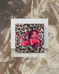 10x10 signed killer beauty canvas